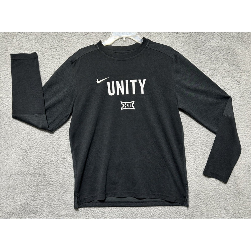 NIke Big 12 Conference XII Shirt Mens M‎ Black Long Sleeve NCAA College Pullover